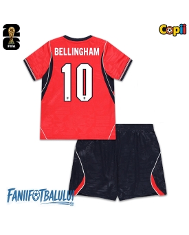 Anglia Jude Bellingham #10 Echipament de Fotbal Replică Mondial 2026 Copii Deplasare (+ Șorturi)